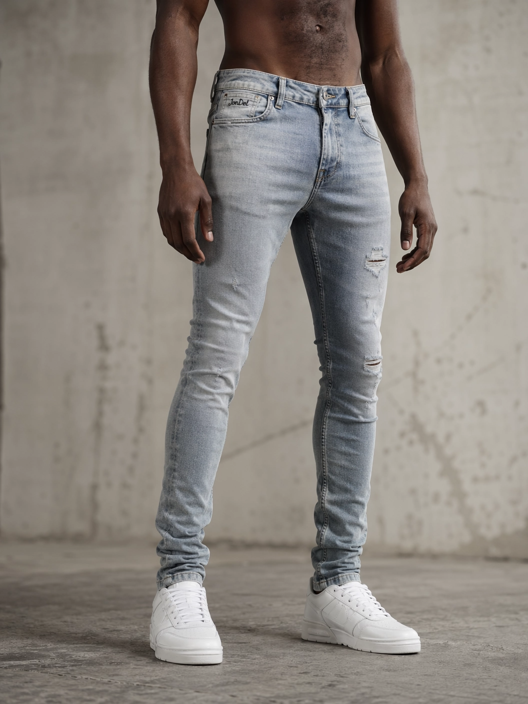 Fitted Denim - Light Wash
