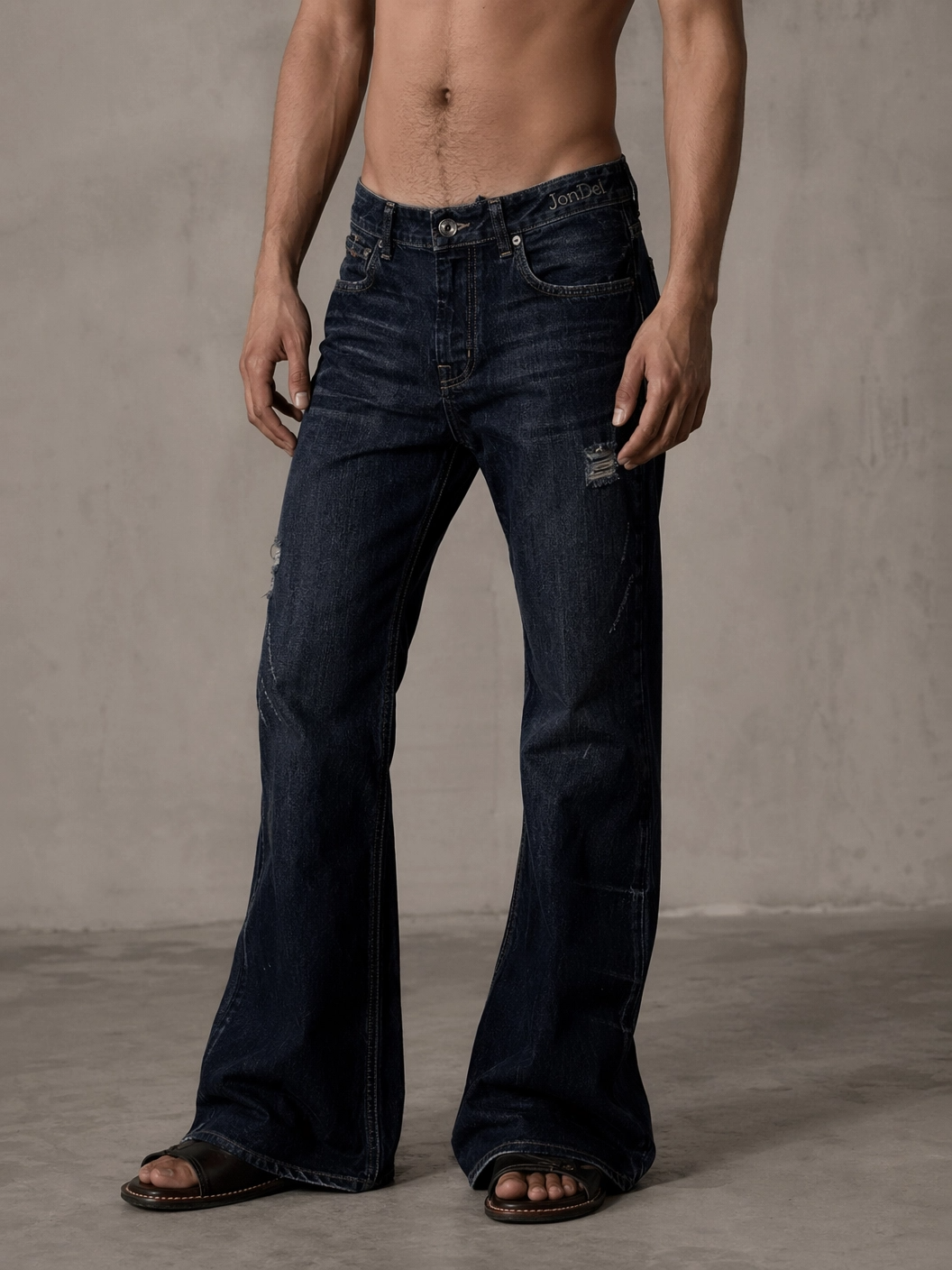 Flare Denim - Natural