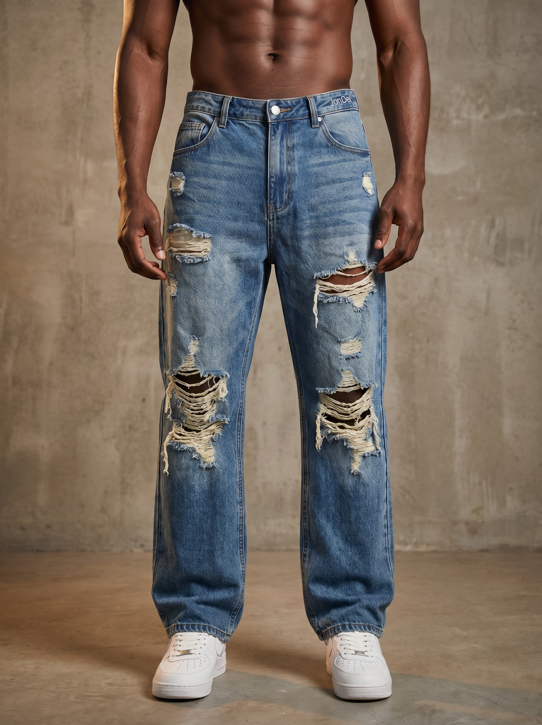 JonDel Relaxed Fit Stonewash Denim