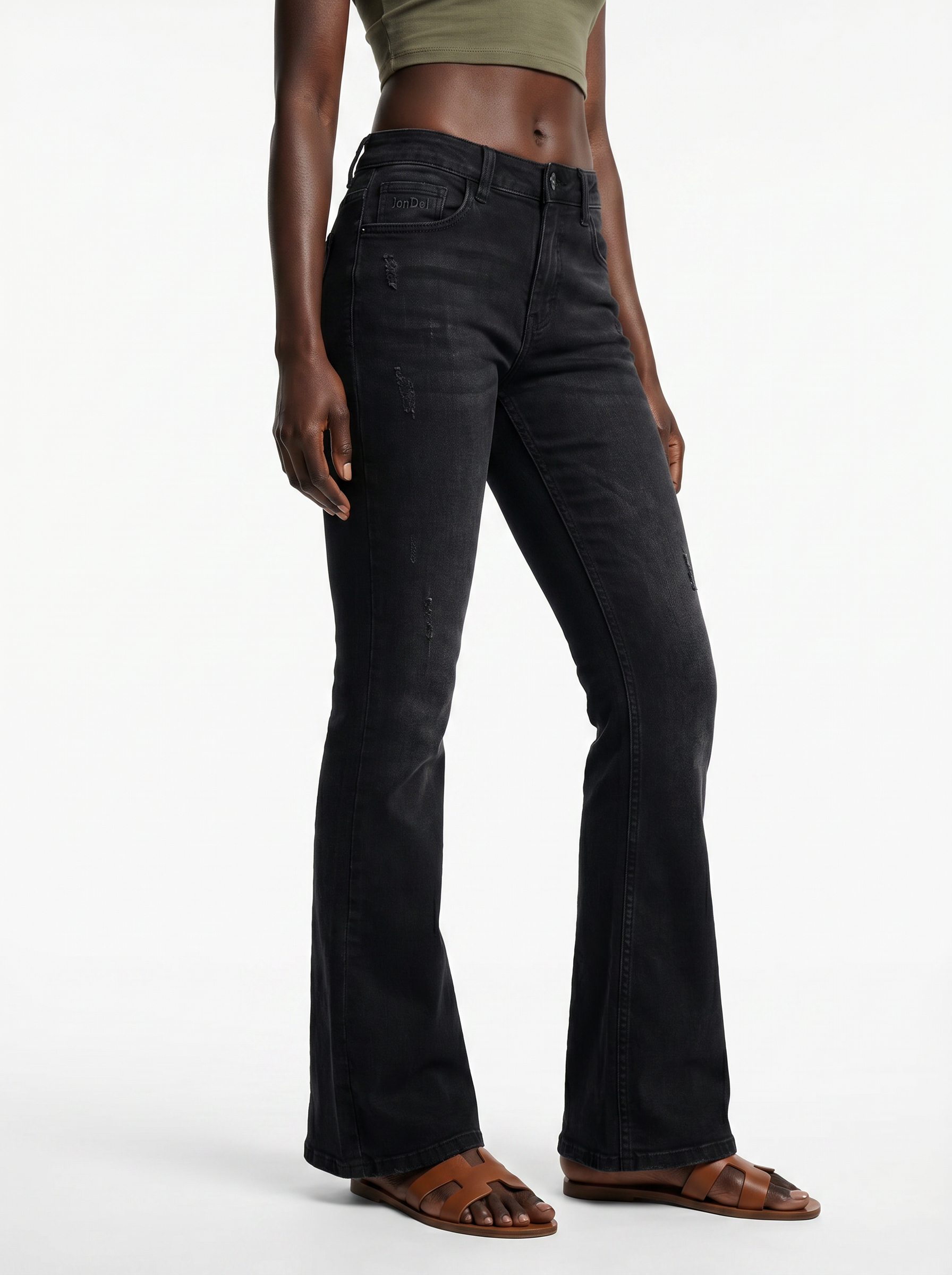 Women's JonDel Low-Rise Flair Black