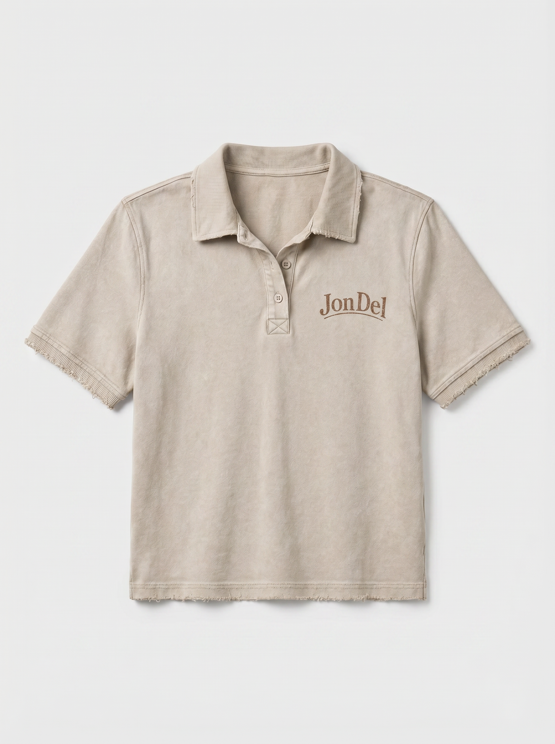 Women's JonDel Sand Distressed Polo